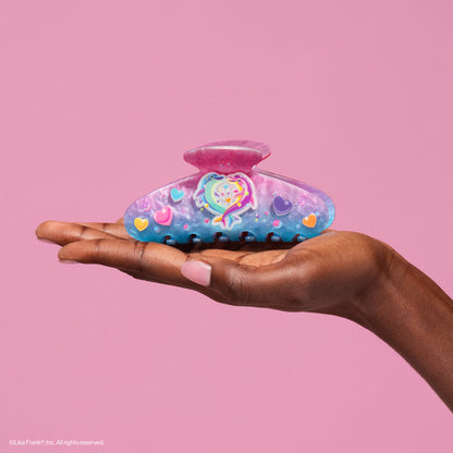 Lisa Frank x Kitsch Glitter Claw Clip Dancing Dolphins - on-model lifestyle #2