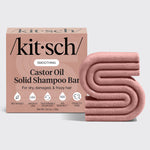 KITSCH Castor Oil Nourishing Shampoo Bar — hero product shot — Formulated with Castor Oil known to enhance the appearance of healthy, nourished hair — free of parabens, phthalates, silicones, sulfates & artificial fragrance, pH balanced and safe for color-treated hair